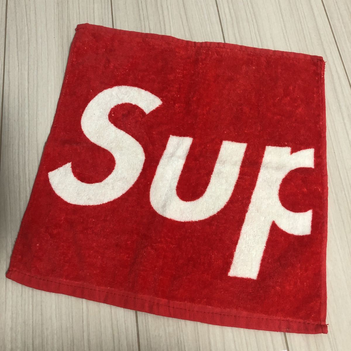 ヤフオク! - Supreme ハンドタオル 雑誌 付録 ロゴ