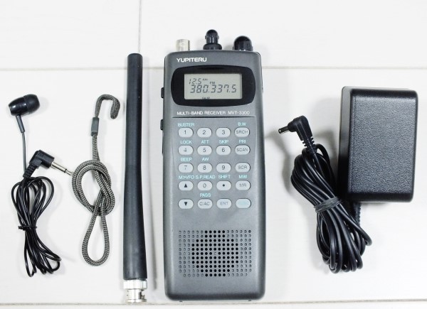 ユピテル MVT-3300 広帯域受信機 秘話解読機能 盗聴波受信