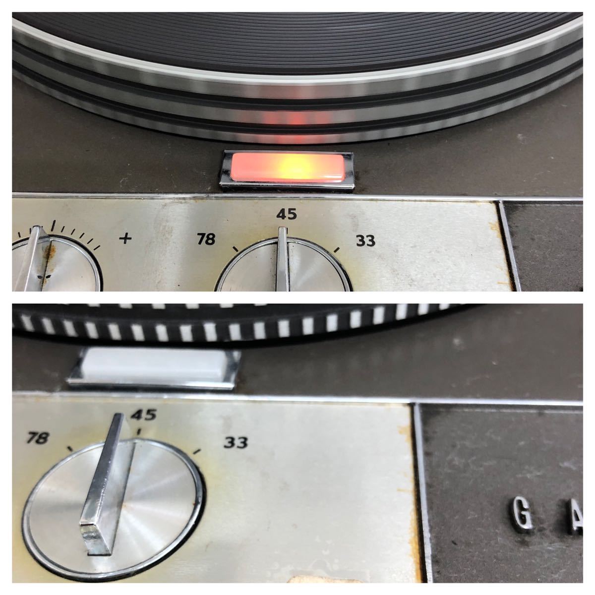 通電回転OK 50Hz ガラード GARRARD 401 ターンテーブル レコード