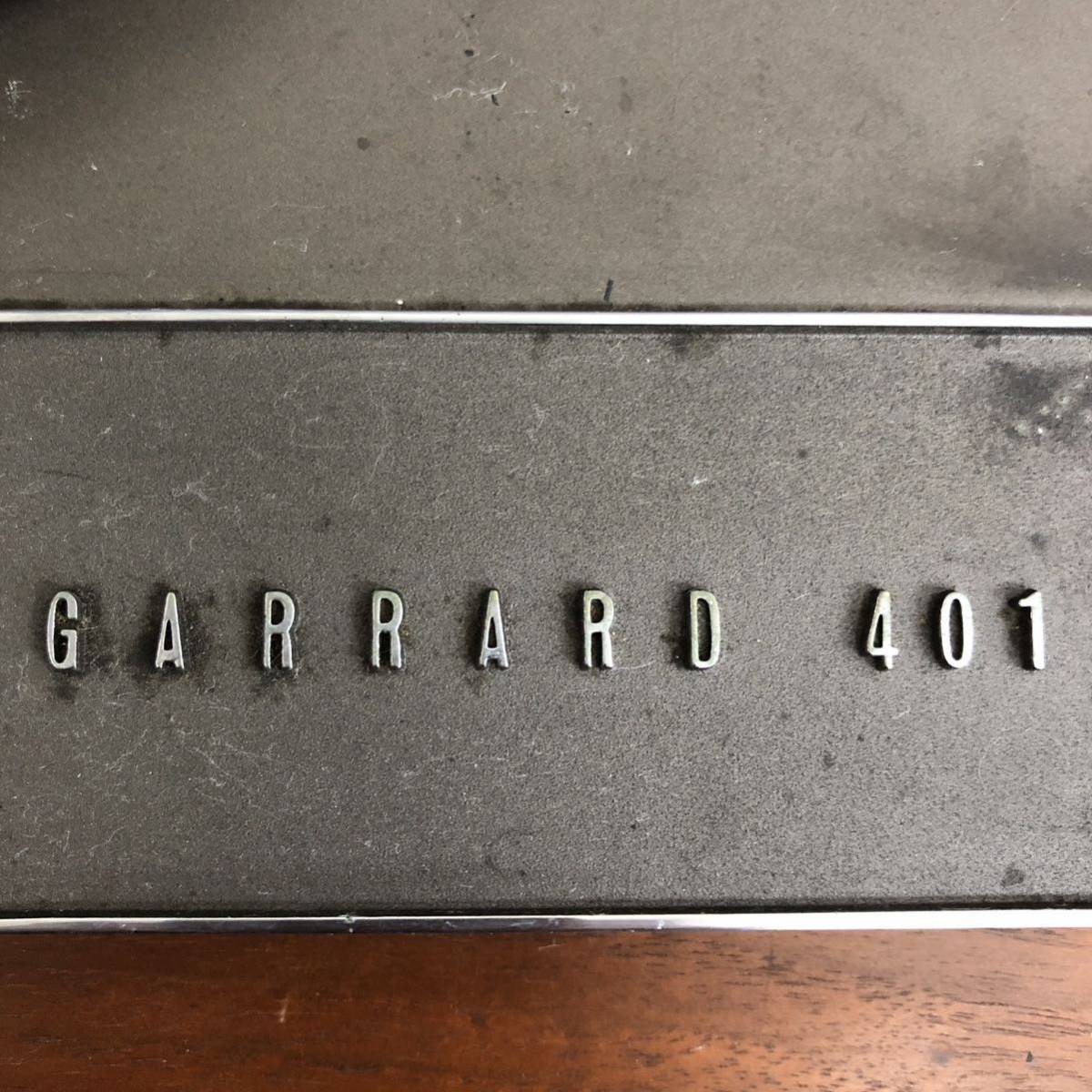 通電回転OK 50Hz ガラード GARRARD 401 ターンテーブル レコード