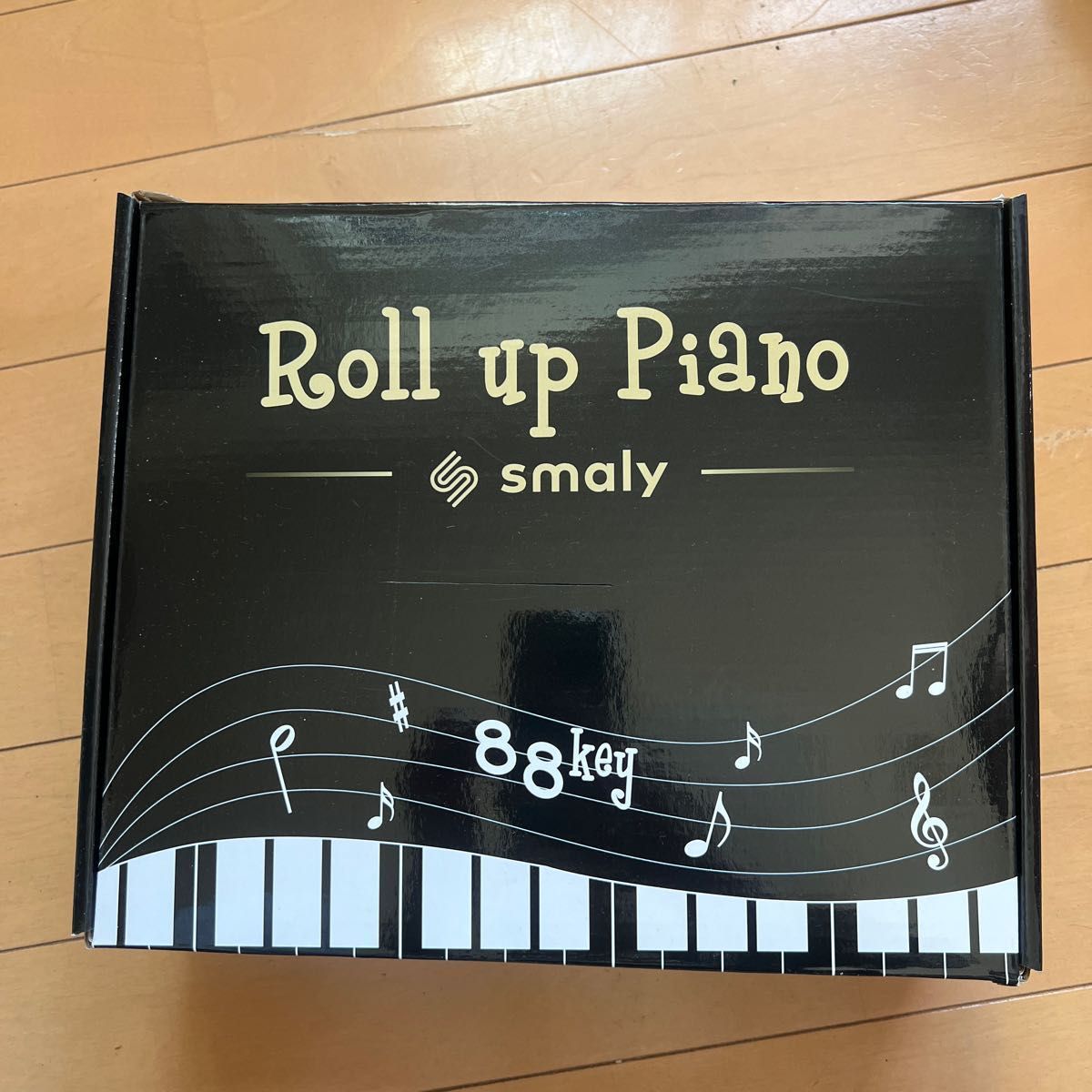 ロールアップピアノ　88鍵盤　フットペダル付　充電式　smaly roll up piano 88key