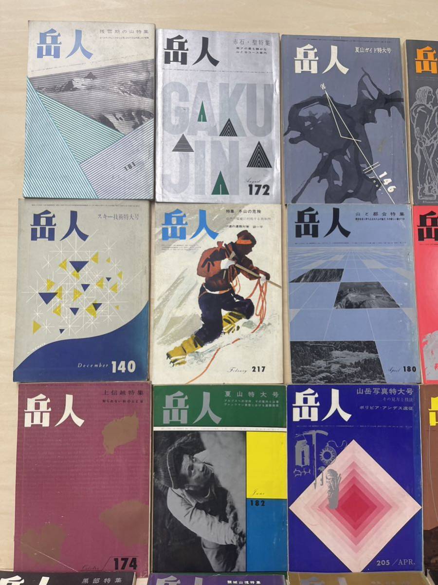  magazine peak person summarize set Showa era mountains photograph mountain climbing winter mountain ski camp retro mountain ..