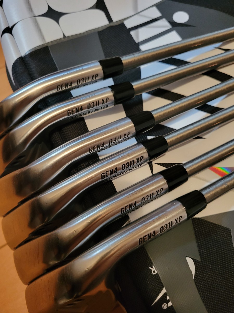 美品 PXG GEN4 XP 5~w 6本 アイアンセット スチールファイバーi80r