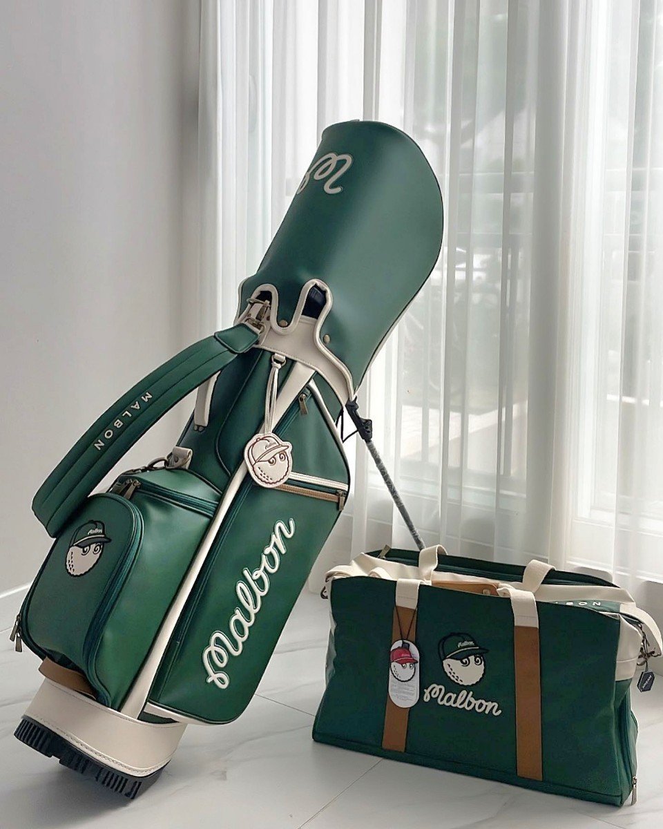 取寄品 マルボンゴルフ malbon GOLF キャディバッグ スタンドバッグ 