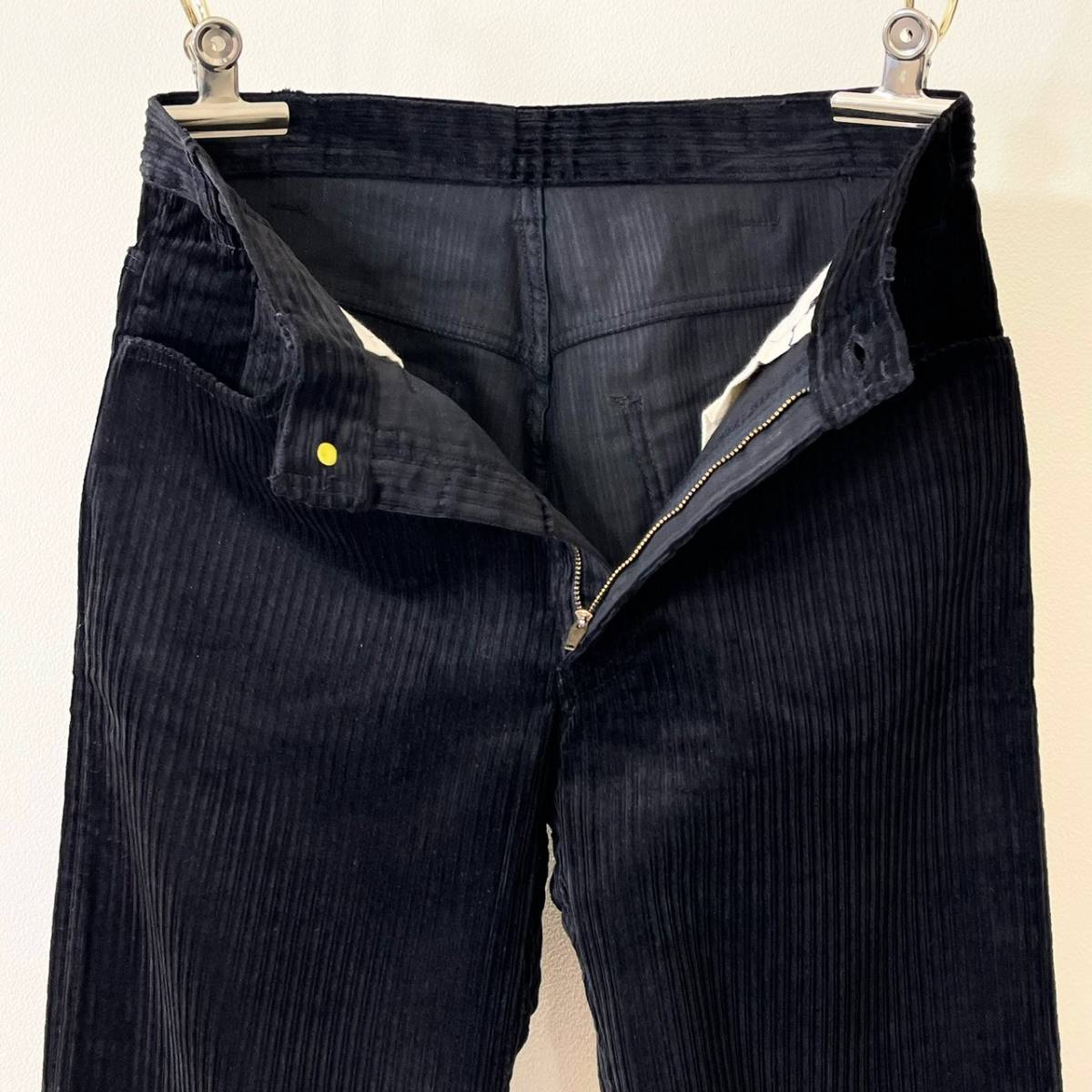 見事な創造力 パンツ コーデュロイ ブラック 黒 太畝 BigE LEVIS