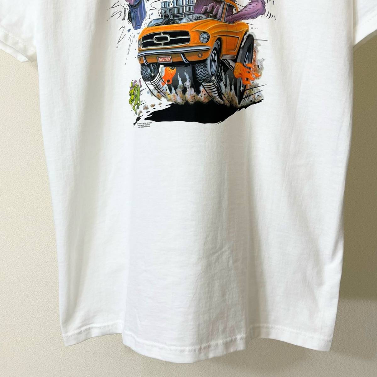 希少《 Dead Stock / Ed Roth 》90s デッド【 エドロス ビンテージ Monster T-Shirts モンスターTシャツ L ボックス入り 】_画像4