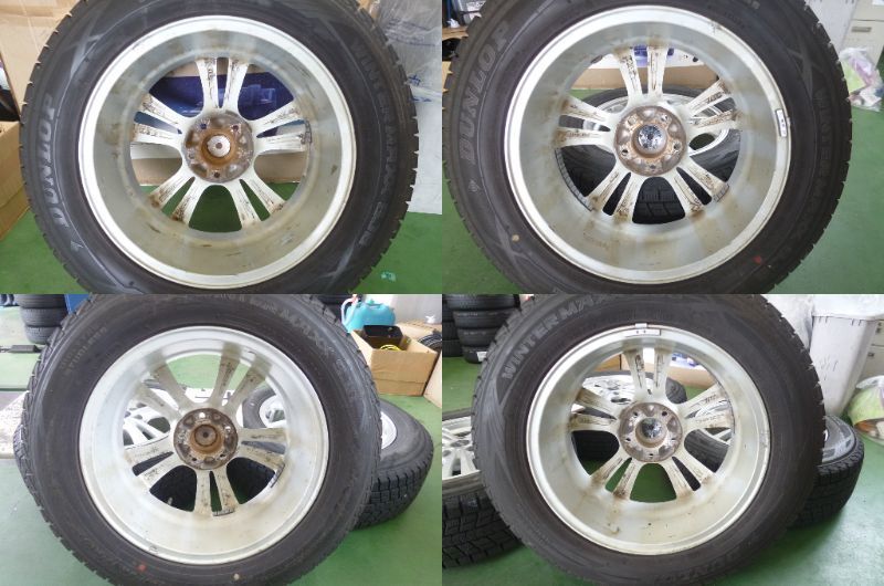 『T6』【手渡可能】マナレイ　EUROSPEED　17×7J　38　114.3　5穴　225/65R17　スタッドレス4本セット_画像7