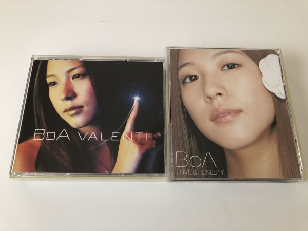 B14049　中古CD　VALENTI (CCCD)(CD+DVD)+LOVE & HONESTY (初回限定生産)(CCCD)(CD+DVD)　BoA　2点セット　_画像1