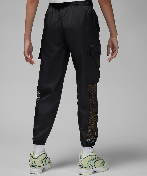 M Nike Jordan женский u-bn брюки-карго @12100 иен осмотр атлас нейлон Esse n автомобиль ru служебная программа чёрный / черный 