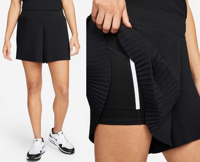 Последний XS Nike Golf Ladies складывает складывает короткие проверки.