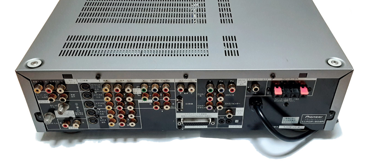 最新世代 MUSE デコーダー Pioneer パイオニア PDP-502R 作動 ハイビジョンレーザーディスクHi-Vision LD LaserDisc MUSE Decoderの画像5