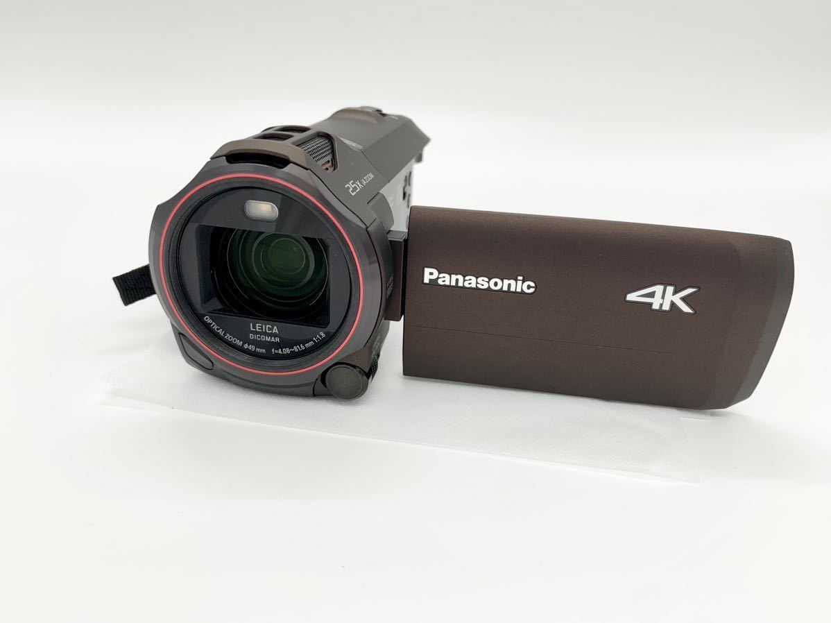 未使用 開封済 Panasonic パナソニック デジタル 4Kビデオカメラ HC-VX992MS ブラウンカラー 内蔵メモリー 64GB 