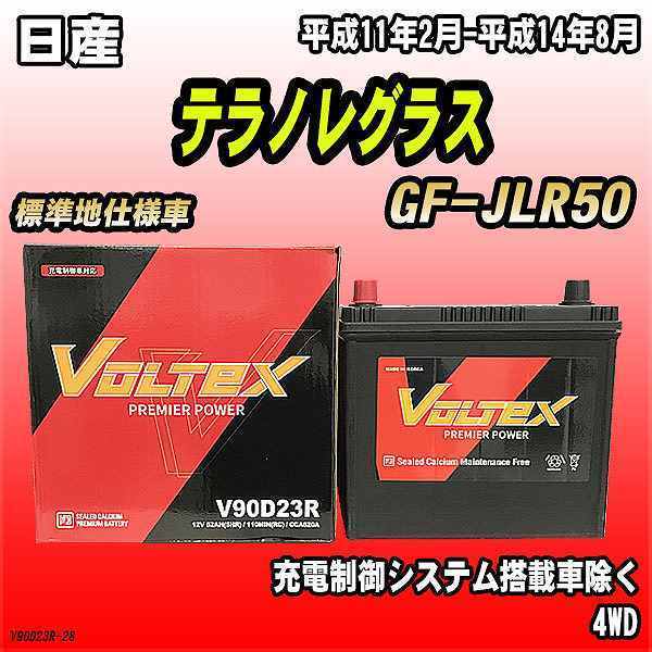 2024年激安 バッテリー VOLTEX 日産 テラノレグラス GF-JLR50 平成11年