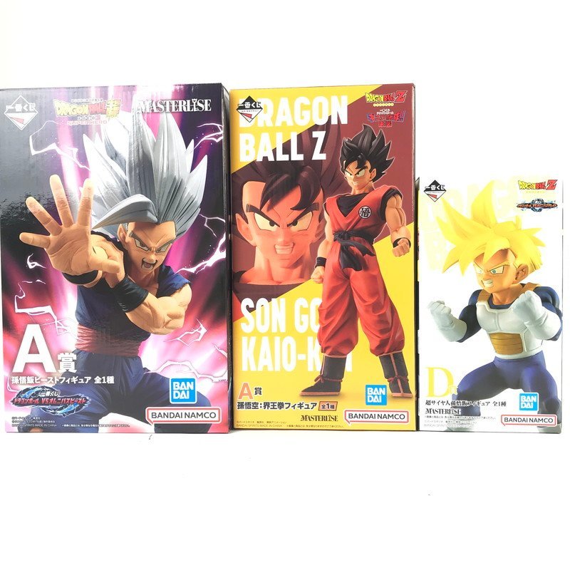 が大特価！ まとめ 3種 フィギュア ドラゴンボール 一番くじ FUZ【中古