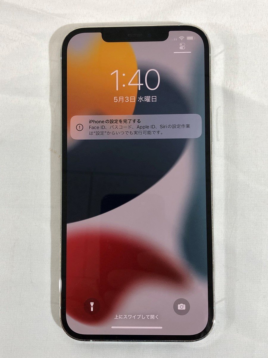 H【現状渡し品】 iPhone12 Pro Max 128GB SIMフリー MGCV3J/A シルバー