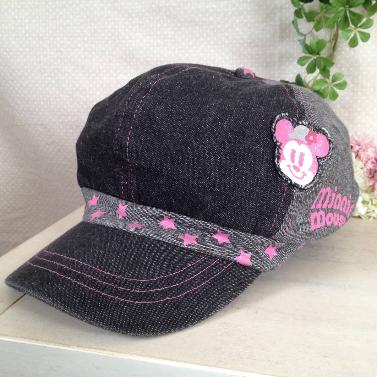 *Disney Disney resort * pretty black Denim. Casquette *54cm*