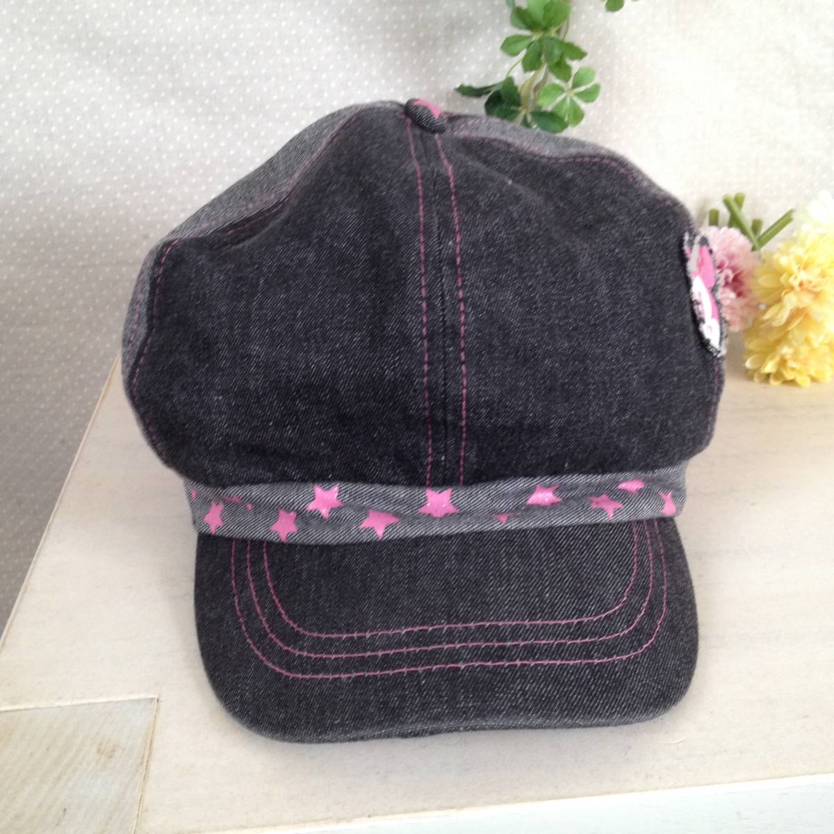 *Disney Disney resort * pretty black Denim. Casquette *54cm*