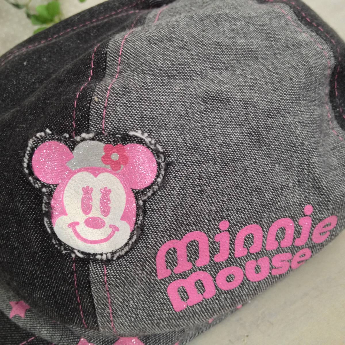 *Disney Disney resort * pretty black Denim. Casquette *54cm*