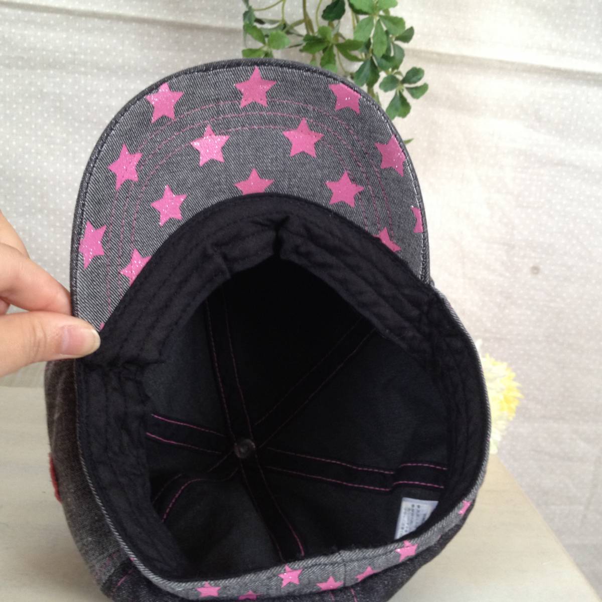 *Disney Disney resort * pretty black Denim. Casquette *54cm*