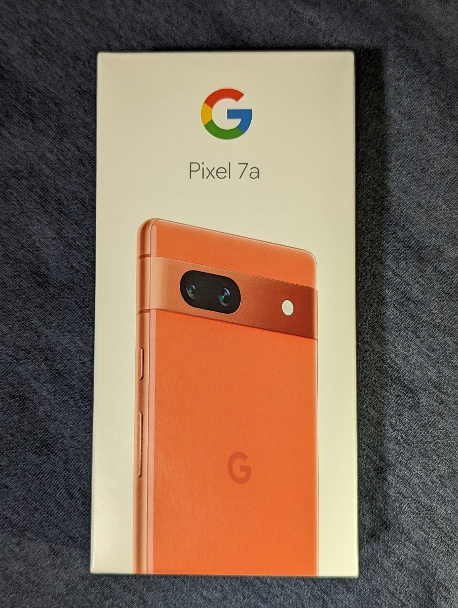 未使用品】Google Pixel7a コーラル ケース付き-