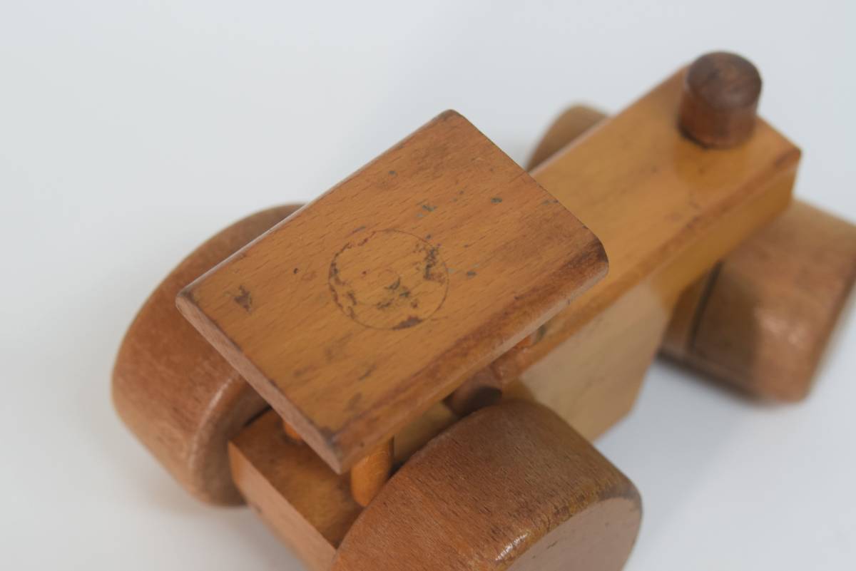 ■ ドイツ製　木のおもちゃ　木製車のおもちゃ2種　　検：Holzspielzeug ■_画像4