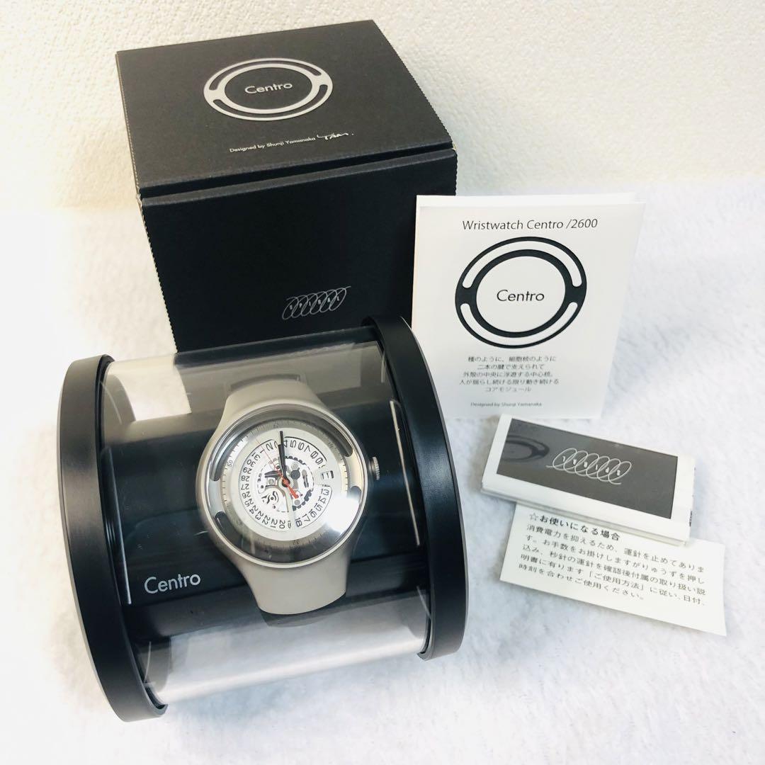 未使用 SPIRAL スパイラル Wristwatch centro /2600 Shunji Yamanaka 山中俊治 デザイン 腕時計 メンズ 日本製 1000台限定