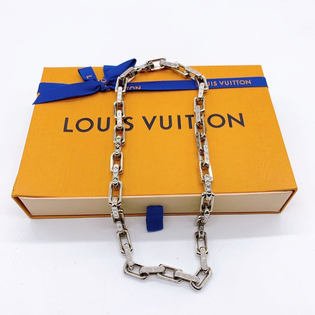 LOUIS VUITTON コリエ　モノグラム　ネックレス　チェーン　付属品付き