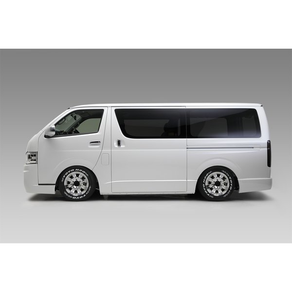 送料無料 トヨタ HIACE タイヤホイール4本 ＋ TOYO H30　FLEDERMAUS フレーダーマウス CUERVO8 クエルボ8 ホワイトポリッシュ SON-1_画像3