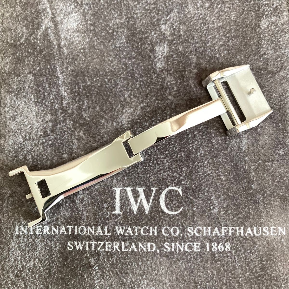 美品】IWC純正ビッグパイロット装着ディプロイメントバックル 尾錠幅