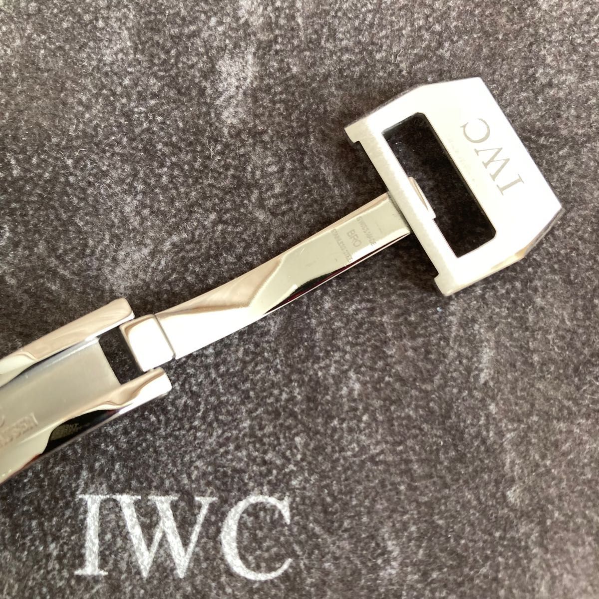 美品】IWC純正ビッグパイロット装着ディプロイメントバックル 尾錠幅