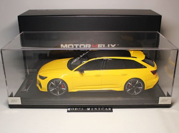 △最後1台！Yellow！世界限定50台！MotorHelix 1/18 アウディ Audi RS6 AVANT C8 新品 MH 