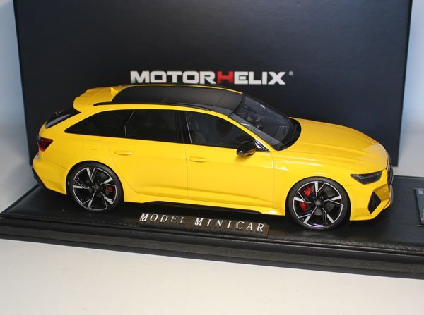 △最後1台！Yellow！世界限定50台！MotorHelix 1/18 アウディ Audi RS6 AVANT C8 新品 MH 