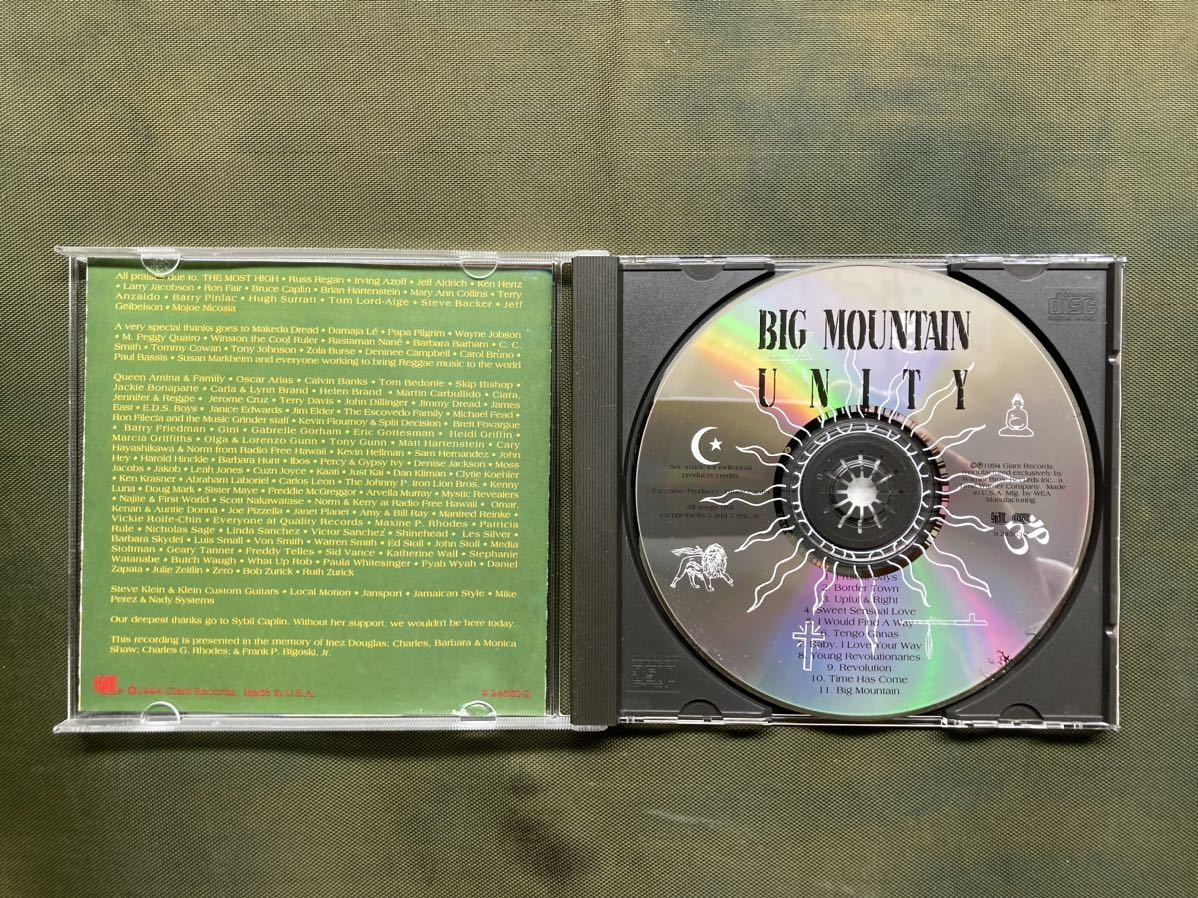 BIG MOUNTAIN UNITY CD 送料無料　ビッグマウンテン　レゲエ_画像2