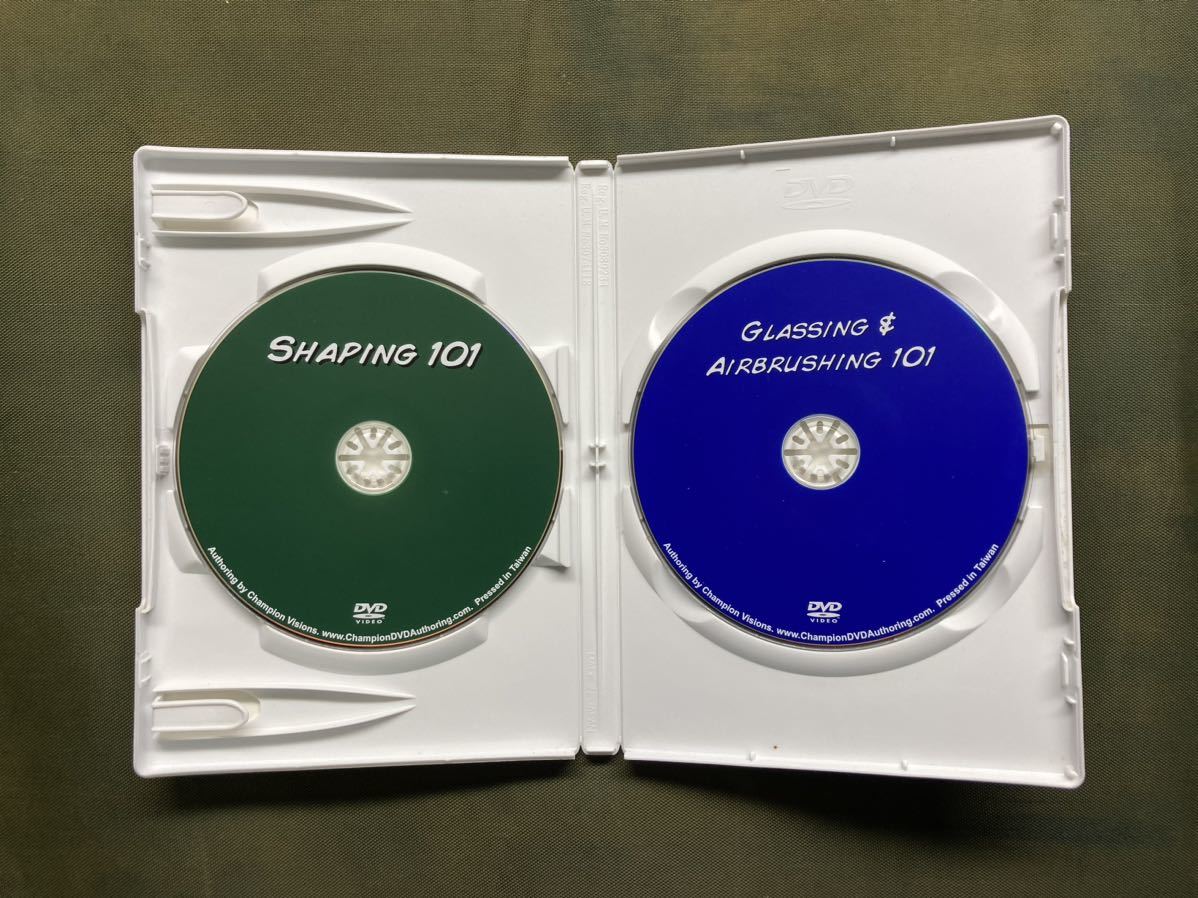 shaping,glassing,airbrushing 101 DVD 送料無料　サーフボード シェイプ グラス　エアーブラシ　ラミネート