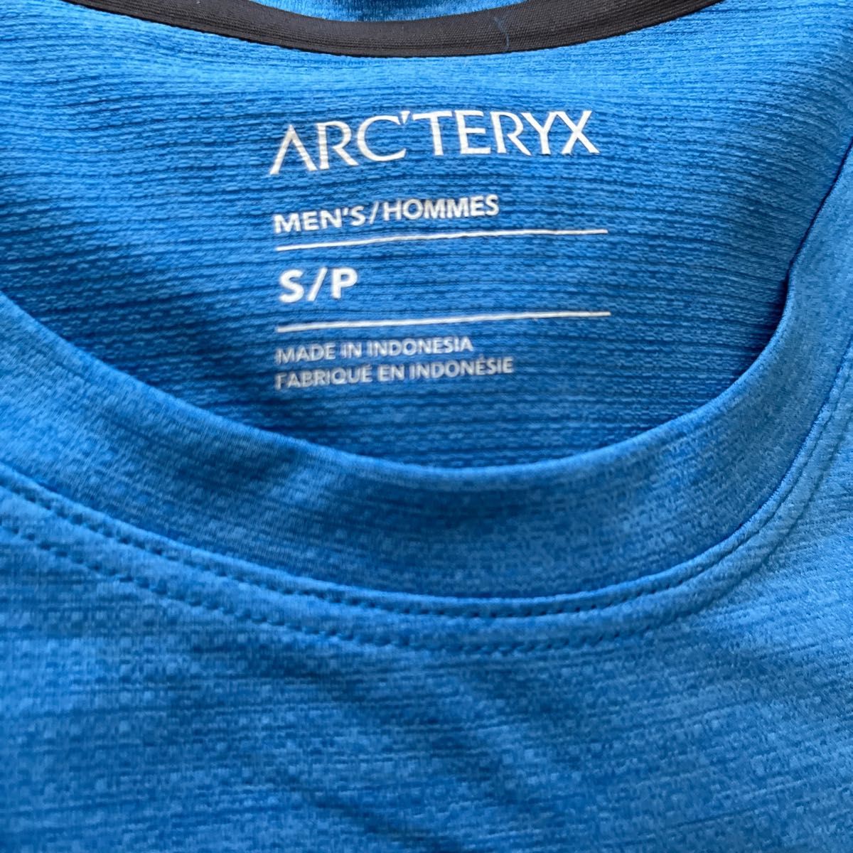 ARC'TERYX  アークテリクス Cormac Crew SS Men's Tシャツ 半袖　ブルー　メンズ　サイズS ロゴ入り