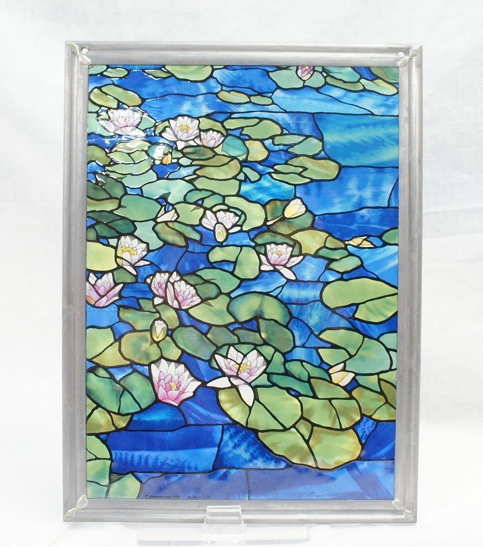 SALE得価】 美品 グラスマスターズ ステンドグラス 睡蓮の池 Lily Pond