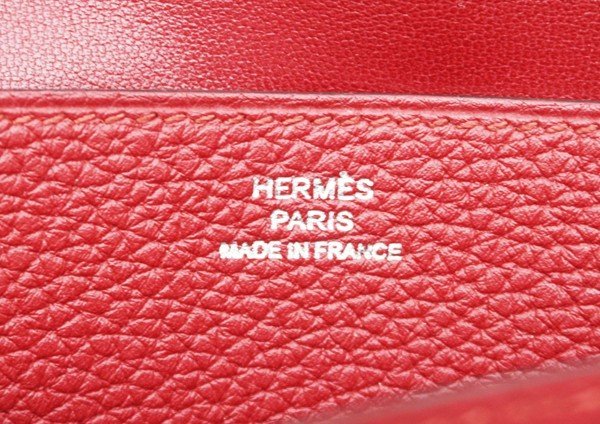 ☆◇【HERMES エルメス】ドゴン ロング 2つ折り長財布 トゴ ルージュ