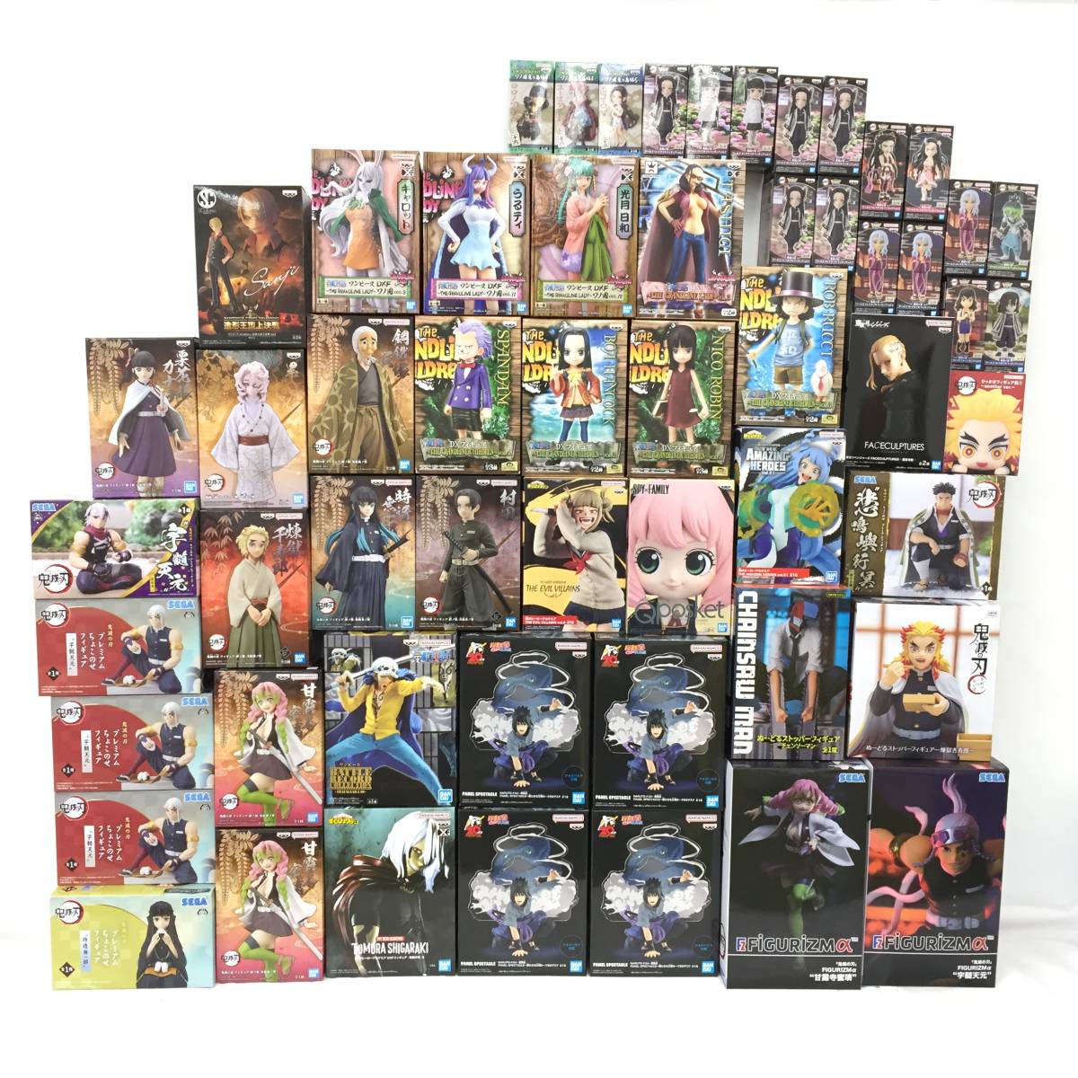 △▽未開封/1円~【ジャンプ系他フィギュアまとめ ワンピース/鬼滅の刃