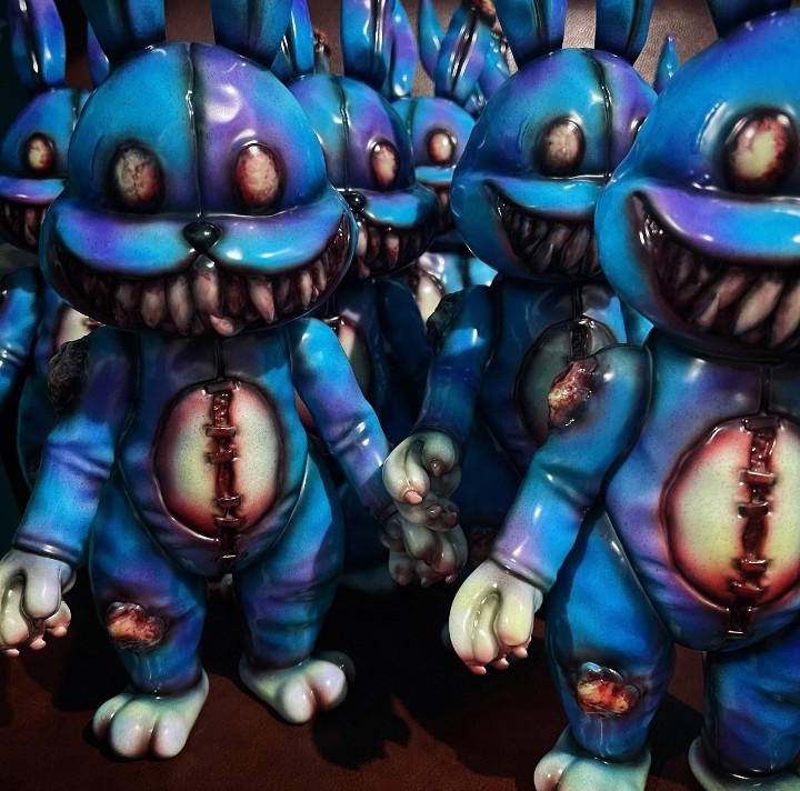 NEKONOIETOYS かっこわらい雑貨店 ヤミヤム ホラミ ソフビ デザフェス