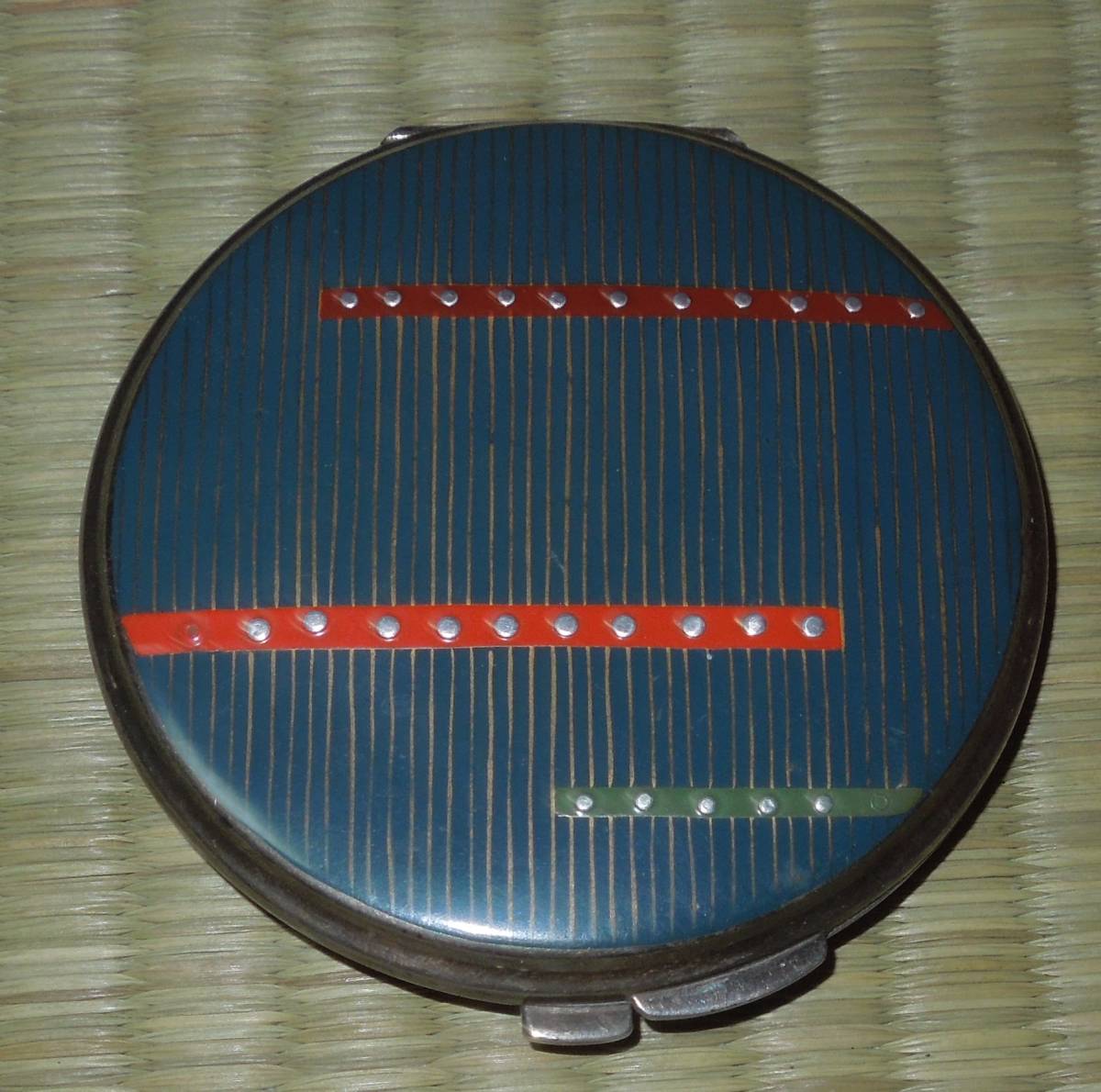 純銀・銀製 コンパクト silver950刻印 正之作 約100g-