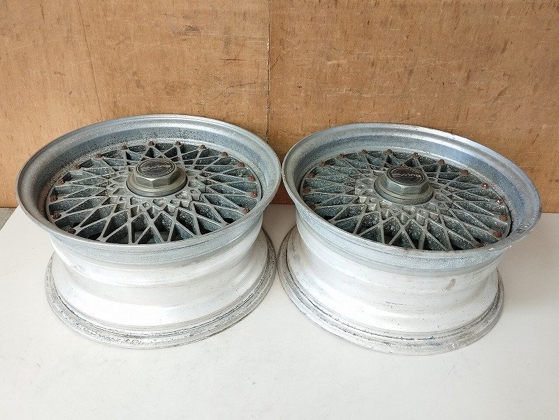 旧車 当時物 WORK Ewing 7.0JJ×15 PCD 120 4H オフセット不明 ジャンク