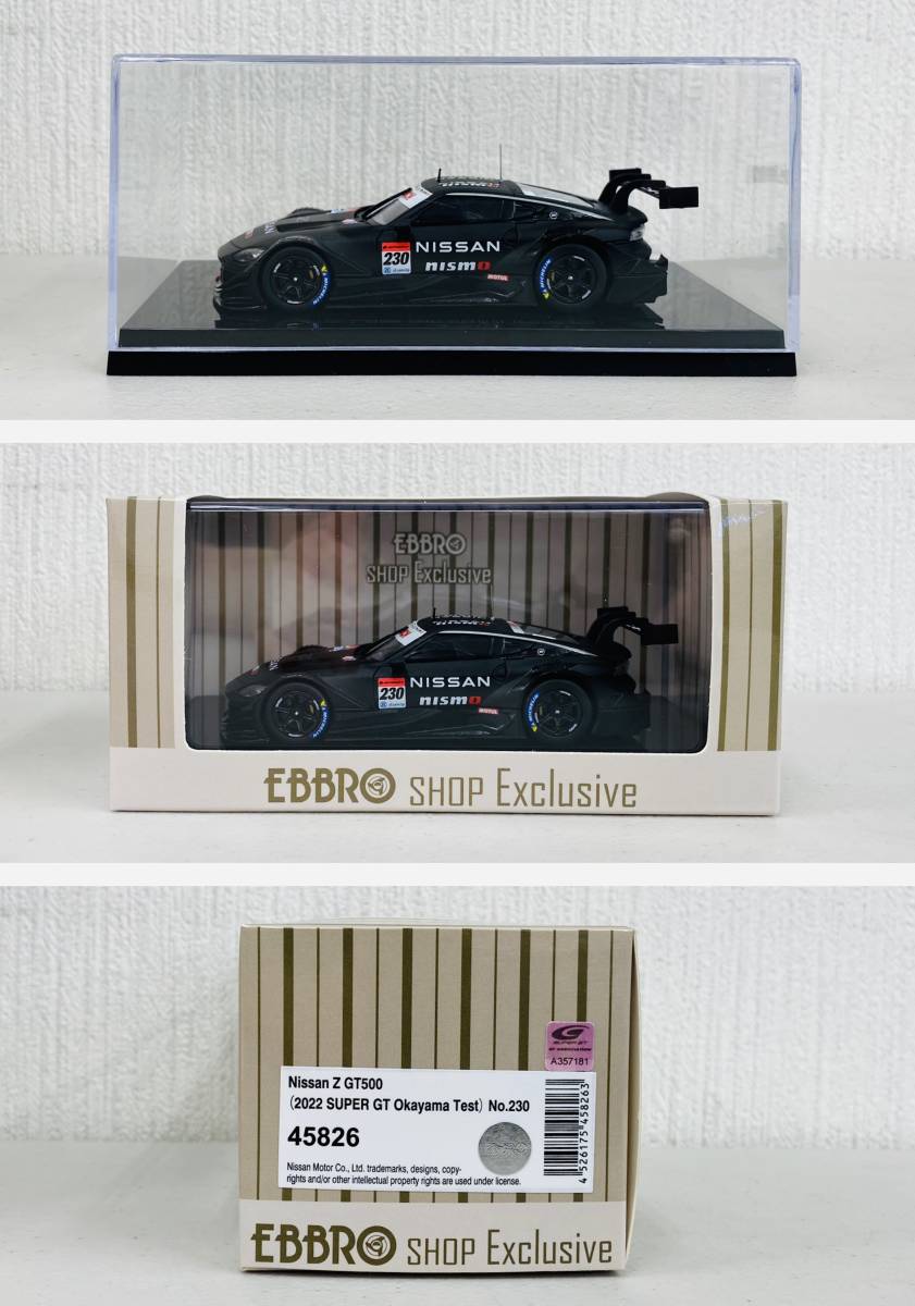 希少!<未使用>EBBRO エブロ 1 43 Nissan Z GT500( 2022 SUPER GT
