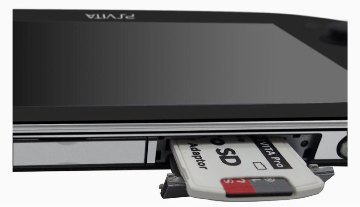 メモリーカードアダプター マイクロSDアダプターPSV SD2VITA メモリーカード 変換 アダプター microSD アダプタ ホワイト PlayStation Vita