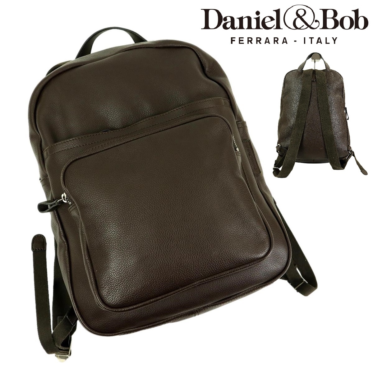 【B2021】【極美品】【定価91,300円】Daniel&Bob ダニエル＆ボブ ダニエルアンドボブ レザーリュック オールレザー