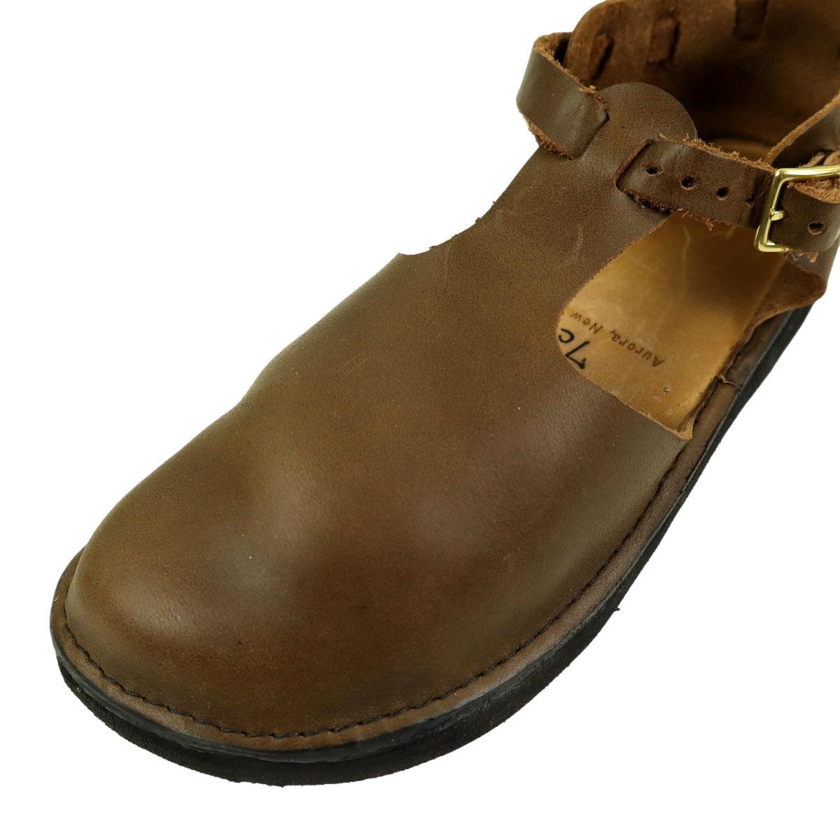 【S2698】【新品同様】AURORA SHOES オーロラシューズ WEST INDIAN ウエストインディアン サンダル レザーシューズ レディース サイズ7_画像6