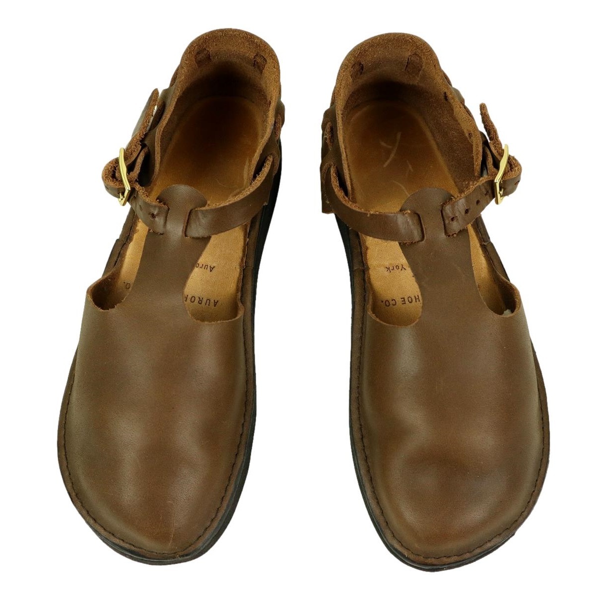 【S2698】【新品同様】AURORA SHOES オーロラシューズ WEST INDIAN ウエストインディアン サンダル レザーシューズ レディース サイズ7_画像2