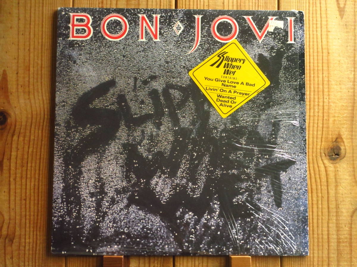 オリジナル / Bon Jovi / ボンジョビ / 最高傑作 / Slippery When Wet / Mercury / 422-830 264-1 M-1 / US盤 / シュリンク・ステッカー付_画像1