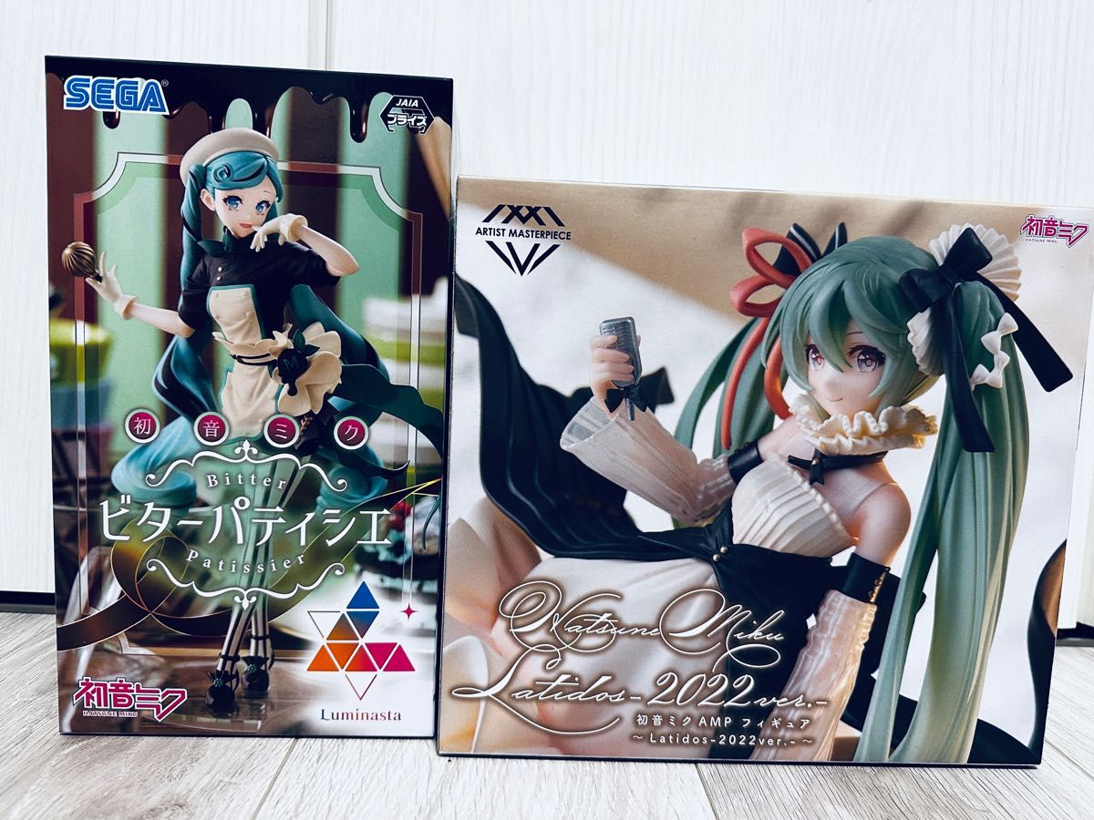 初音ミク AMPフィギュア(第6弾) Latidos-2022ver. &バターパティシエ 2点セット