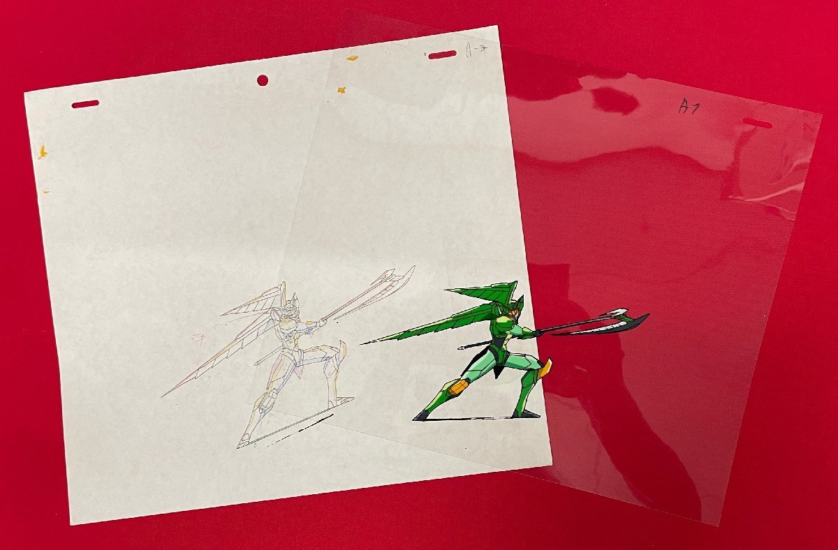  аниме супер человек Raideen Raideen auru анимация имеется цифровая картинка произведение площадка применяющийся товар Sunrise не продается в это время моно редкий A13137
