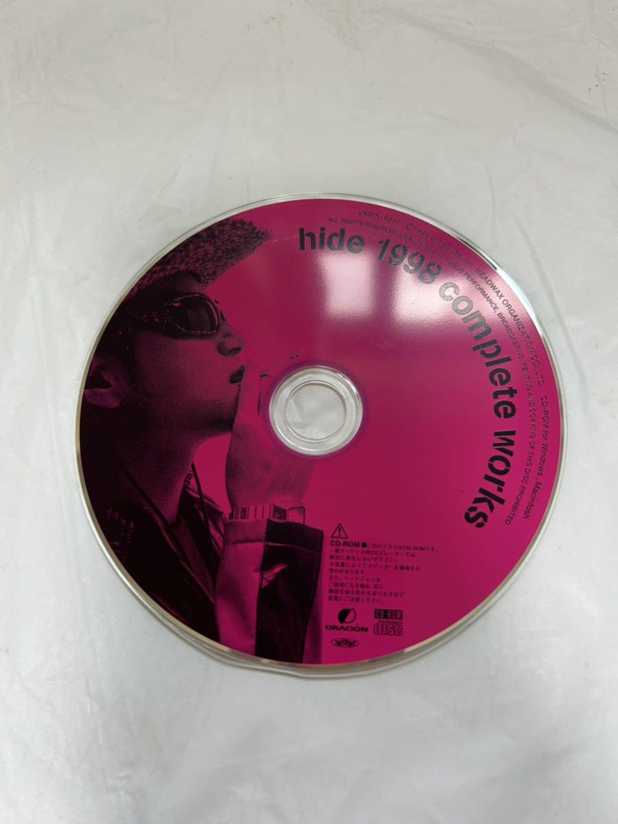 ●H448● CD-ROM『hide 1998 complete works』Windows / Macintosh 音楽・映像・記事 データベース 外装ビニール付 ヒデ X JAPAN_画像6